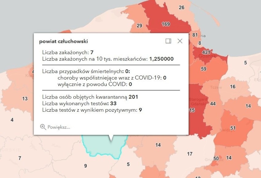 Koronawirus na Pomorzu 22.03.2021. 1231 nowych przypadków zachorowania na Covid-19! Zmarło 10 osób [DANE Z POWIATÓW]