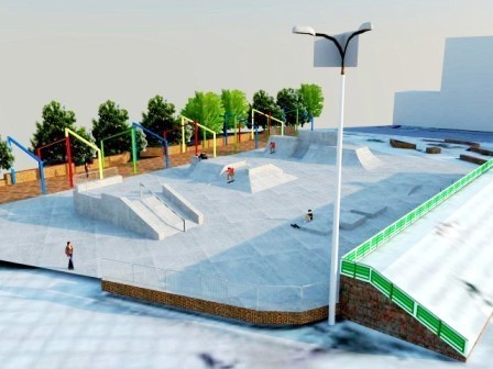 Skatepark w Gliwicach. Modernizacja na placu Krakowskim