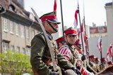 Trzeciomajowa parada przeszła przez Poznań [ZDJĘCIA, WIDEO]