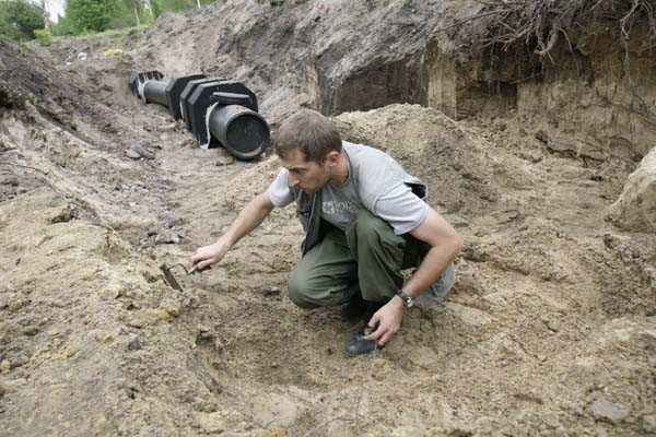 Archeolog Jarosław Święcicki uważa, że szczątki pochodzą z czasów II wojny światowej
