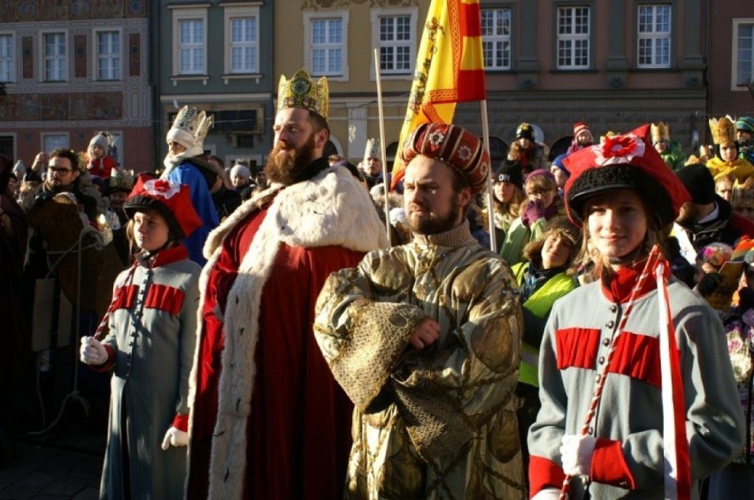 Orszak Trzech Króli na Starym Rynku był długo wyczekiwany....