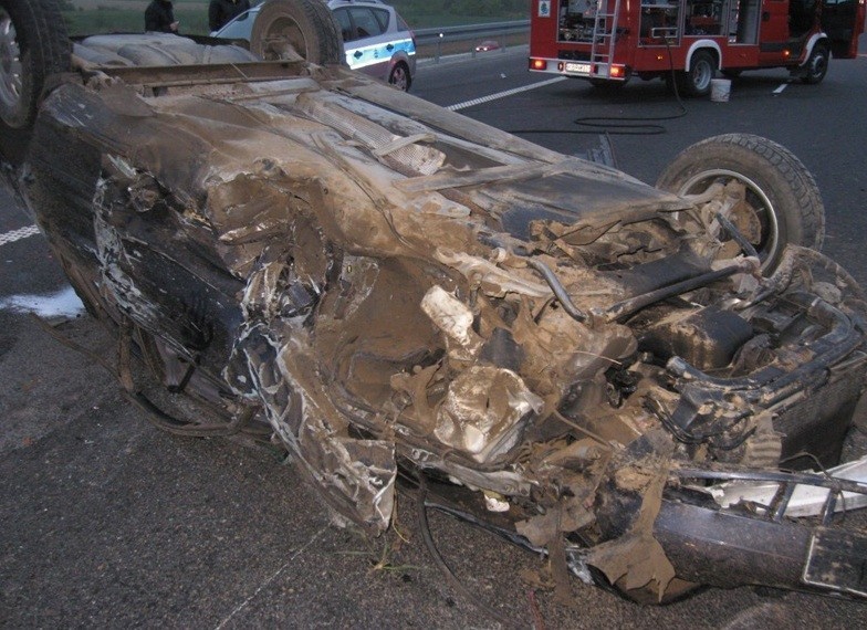 Wypadek na autostradzie A4 między Tarnowem i Brzeskiem [ZDJĘCIA]