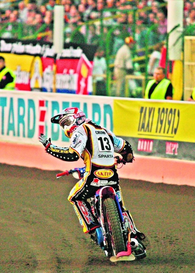 Jason Crump pomacha w niedzielę fanom WTS-u. Na dobre?