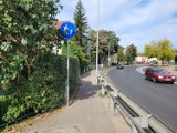 Rowerzyści nie zawsze korzystają z drogi rowerrowej na ul. Westerplatte w Słupsku. A co z pieszymi?