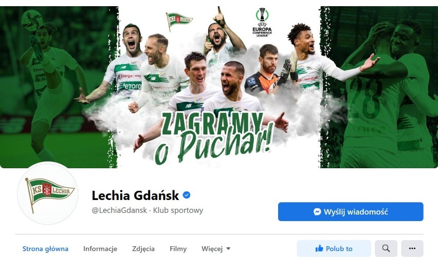 4. miejsce: Lechia Gdańsk - 200.718 osób lubi na Facebooku,...