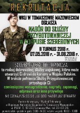 WKU w Tomaszowie Mazowieckim ogłasza nabór do służby przygotowawczej