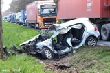 Wypadek na trasie Grodzisk - Kamieniec. Przyczyną była nadmierna prędkość 