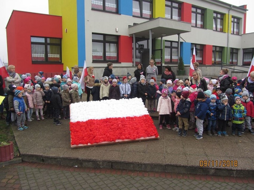 Dzieci z Przedszkola nr 1 w Opalenicy uczciły niepodległość