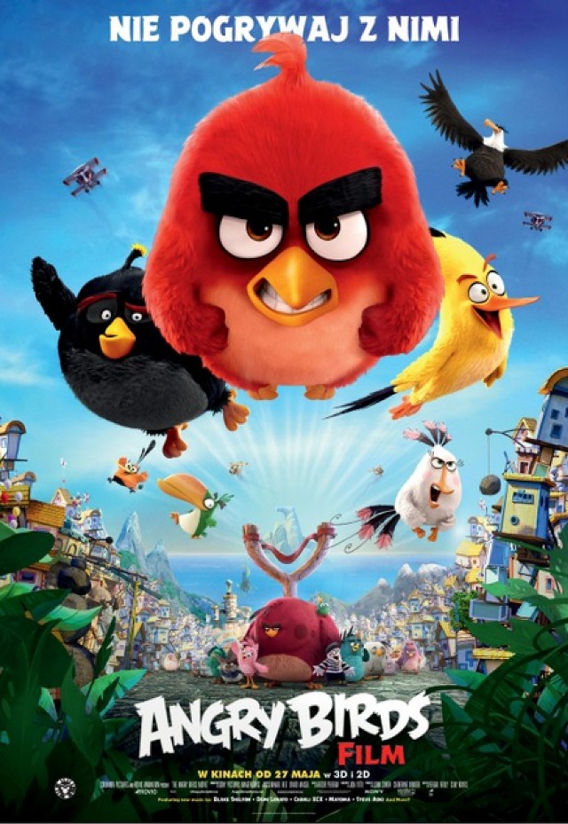Filmowa animowana wersja najpopularniejszej gry ostatnich lat. Do tej pory grę „Angry Birds” ściągnęły ponad trzy miliardy (!) użytkowników na całym świecie, a w każdym miesiącu gra w nią ok. 60 milionów ludzi.

Film zabierze nas na egzotyczną wyspę zamieszkaną przez szczęśliwe kolorowe ptaki-nieloty. Na rajskiej wyspie żyją jednak także ptasi outsiderzy - temperamentny Czerwony (aka Red), szybki jak wiatr Chuck i nieco wybuchowy Bomba. Idylliczny krajobraz wyspy przerywa przybycie tajemniczych zielonych świnek.

Czas trwania: 1 godz. 37 min.