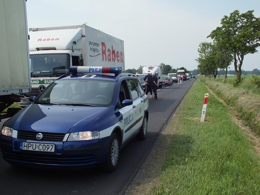 Klukowo: Wypadek na trasie Klukowo-Krajenka. Wypadek na drodze krajowej nr 188 [ZDJĘCIA]