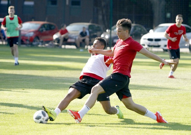 Pierwszy trening Widzewa Łódź