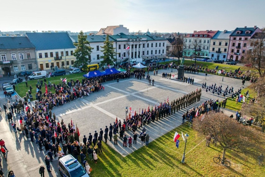 Święto Niepodległości w Radomiu. Zobacz niezwykłe ZDJĘCIA z lotu ptaka