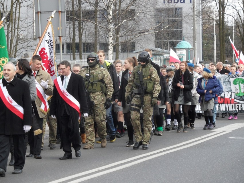 Żołnierze wyklęci Jaworzno. Marsz ulicami miasta [ZDJĘCIA]