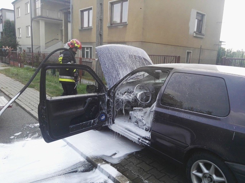 Kolejny pożar auta w Krotoszynie [ZDJĘCIA]