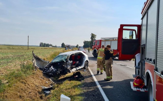 31-latka biorąca udział w wypadku w Wielkim Pułkowie odniosła poważne obrażenia