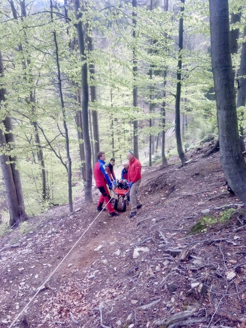 Makabryczne odkrycie na Stożku. Turyści znaleźli zwłoki mężczyzny w Beskidzie Śląskim