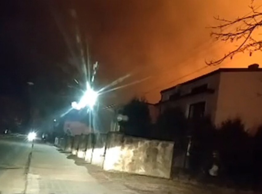 Pożar w Kłobucku