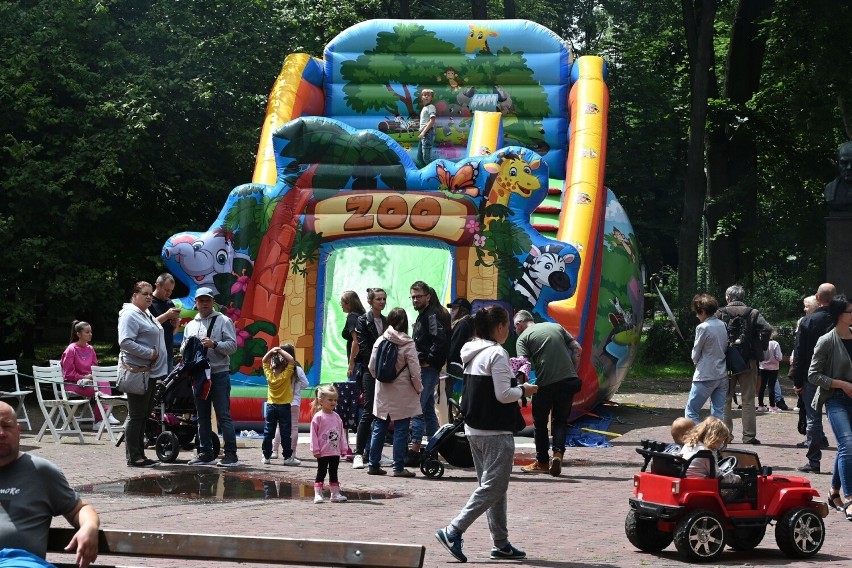 Piknik charytatywny w parku miejskim w Kielcach. Pomagali chorej Tosi Czarneckiej 