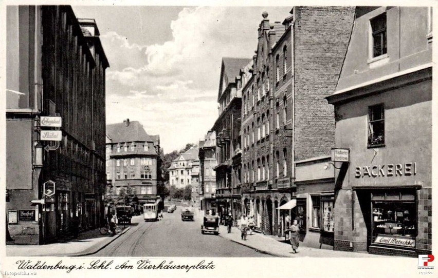 Ulica Słowackiego w Wałbrzychu przed II wojną światową