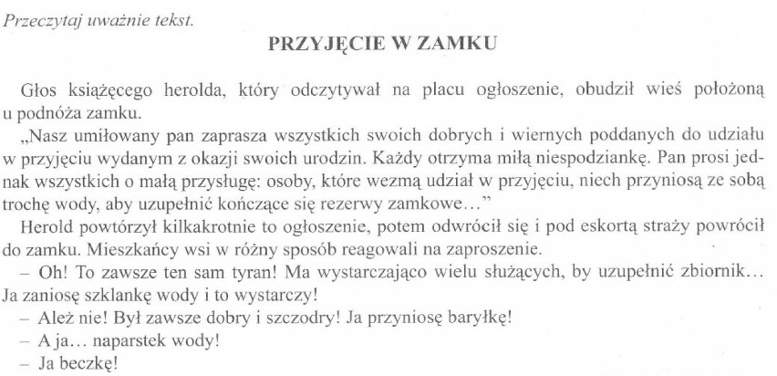 TEST TRZECIOKLASISTY 2013 - w poniedziałek, 21 maja. ...