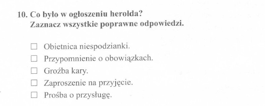 TEST TRZECIOKLASISTY 2013 - w poniedziałek, 21 maja. ...