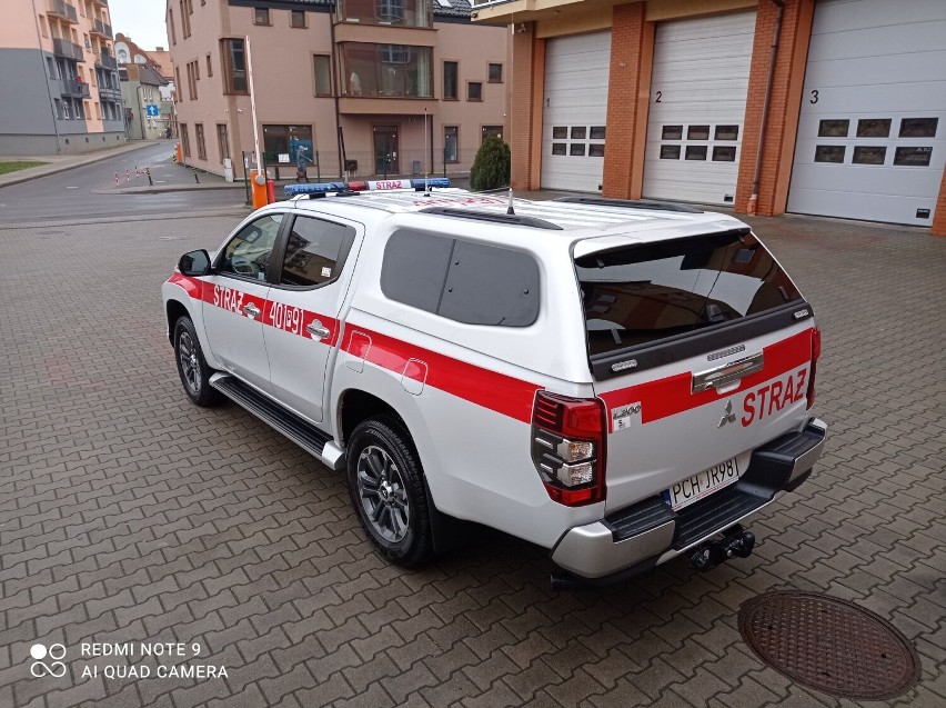 Nowy samochód specjalny ratowniczy dla Komendy Powiatowej Państwowej Straży Pożarnej w Chodzieży