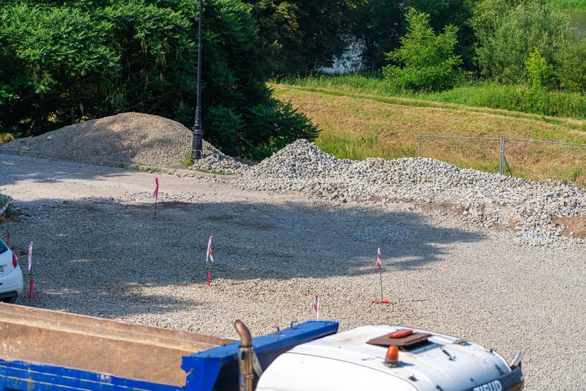 Starego parkingu pod Panoramą już nie ma. Powstaje nowy