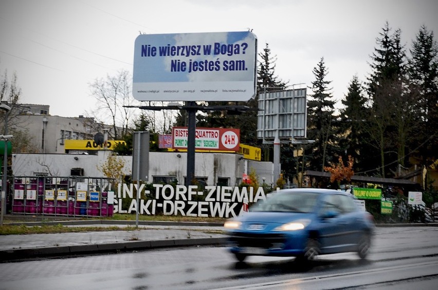 Ateistyczne billboardy pojawiły się w Poznaniu...