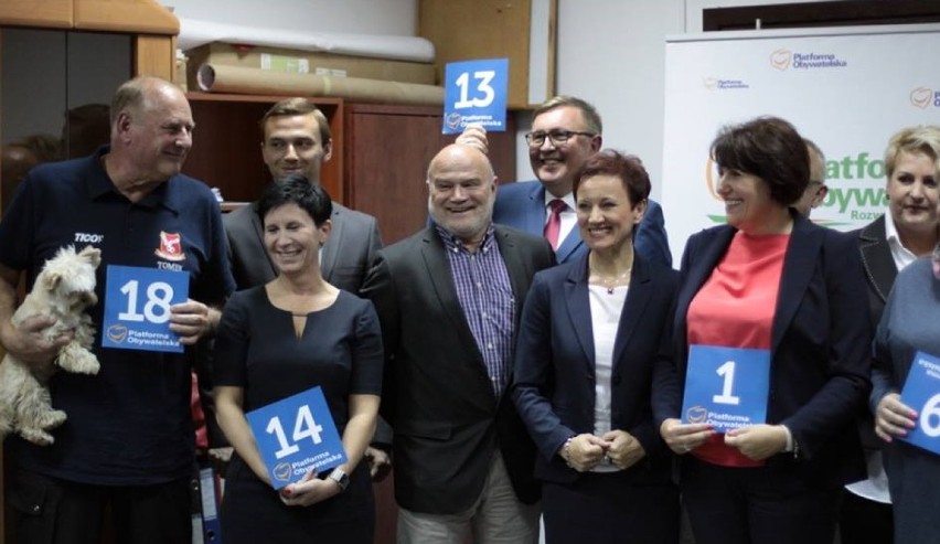 Wybory 2015 w Tomaszowie: Swoich kandydatów zaprezentowała Platforma Obywatelska