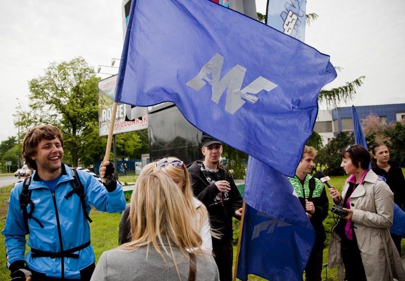 Poznań: Studenci AWF-u protestowali przeciwko całkowitej deregulacji zawodu trenera [ZDJĘCIA]