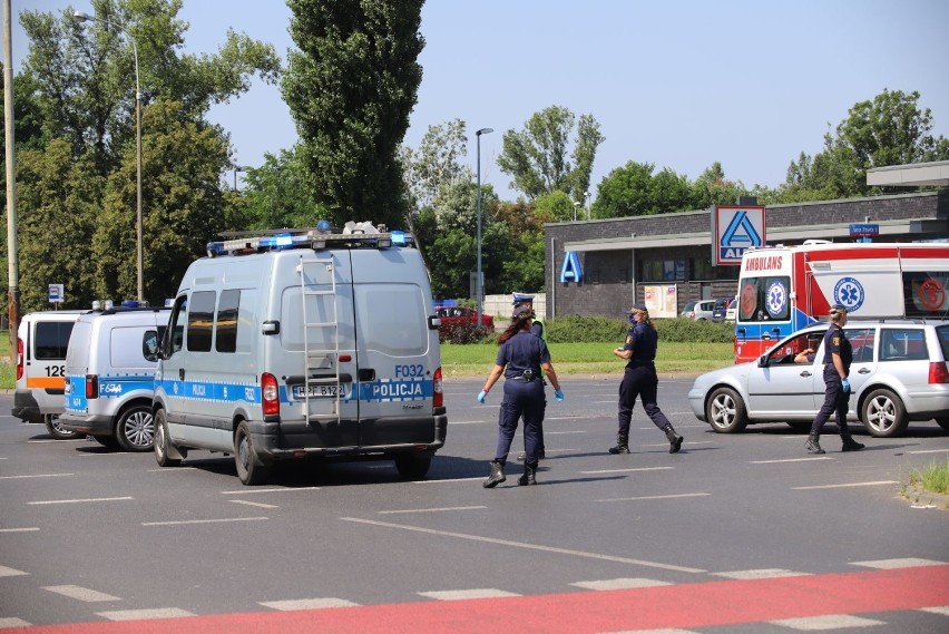 Wypadek miał miejsce ok. godz. 12. w czwartek, 6 sierpnia...