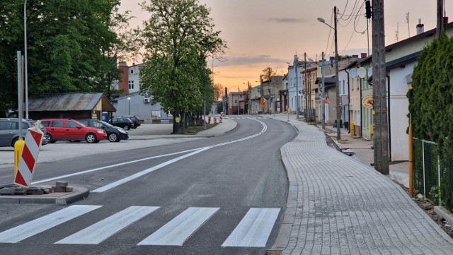 Lisewo pięknieje. Tu remont drogi wojewódzkiej nr 548 Stolno-Wąbrzeźno -odcinek w centrum wsi