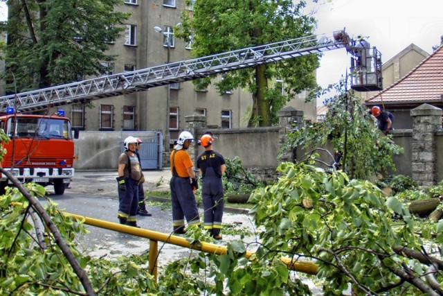 Piątkowe wichury w powiecie tarnogórskim