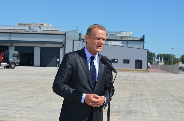 Donald Tusk w Łowiczu