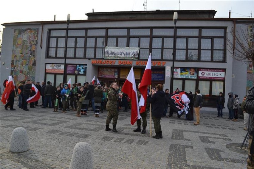 Marsz upamiętniający Żołnierzy Wyklętych w Myszkowie [ZDJĘCIA+ WIDEO]