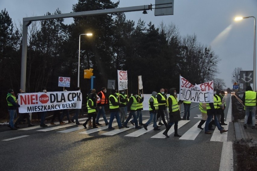 Pierwszy protest przeciwko CPK odbył się zimą