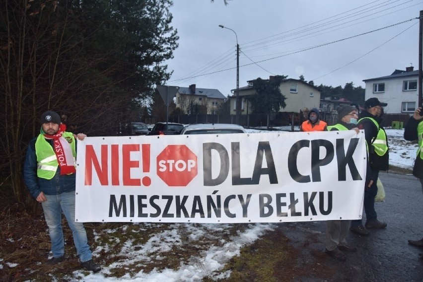 Pierwszy protest przeciwko CPK odbył się zimą