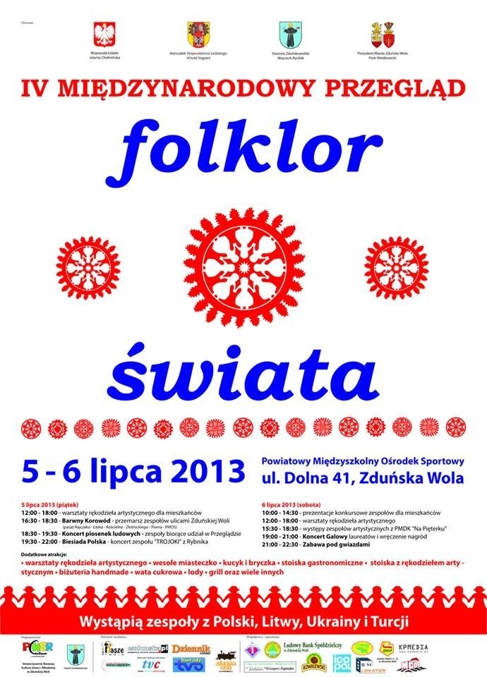 Zduńska Wola: Piątek i sobota pod znakiem Folkloru Świata