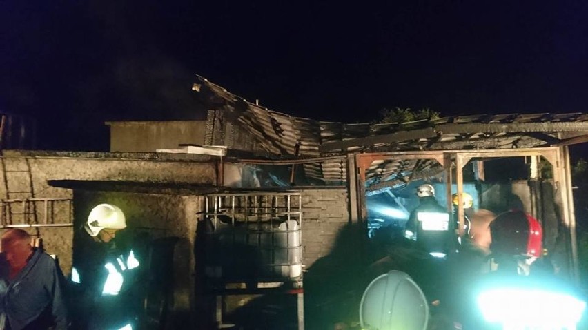 Wojnowice: Spłonął budynek