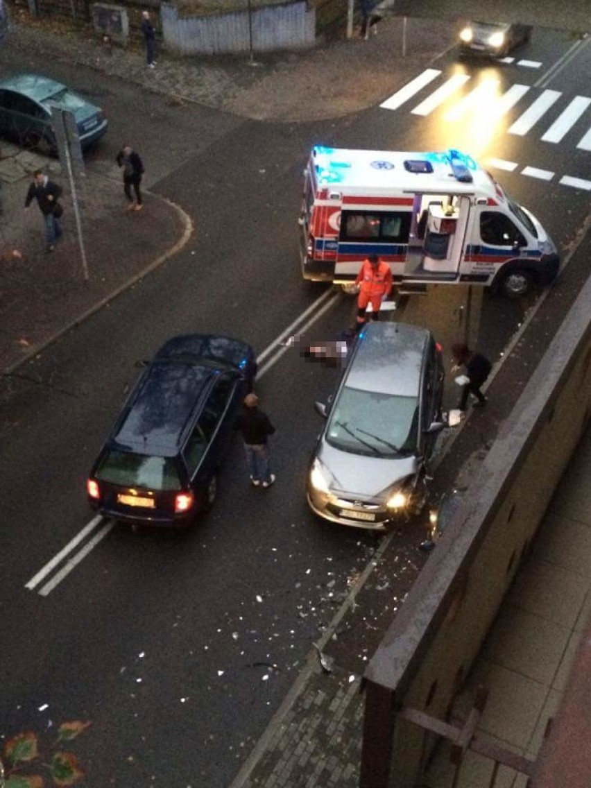 Wypadek w Bielsku-Białej. Samochód potrącił pieszą