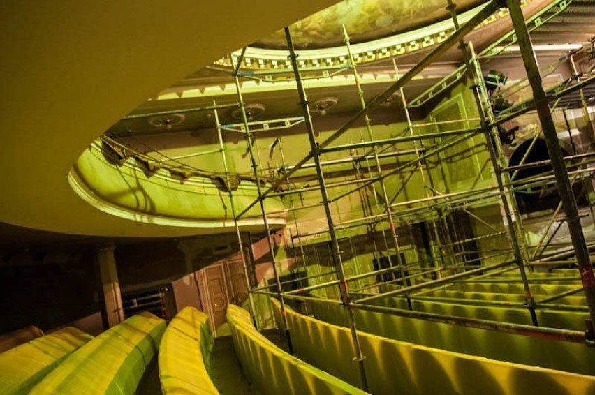 Zobaczcie, jak wygląda remont głównej sceny i widowni Teatru Osterwy w Gorzowie