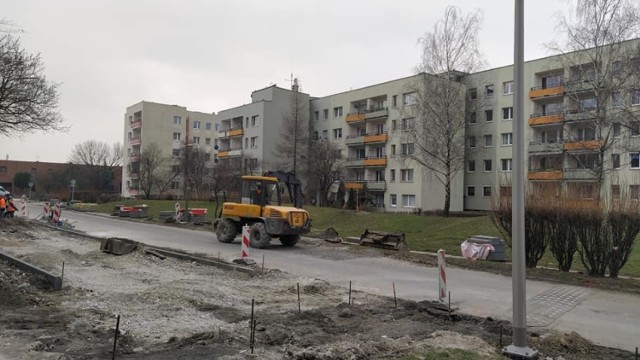 Opole. Prace na ul. Grota Roweckiego