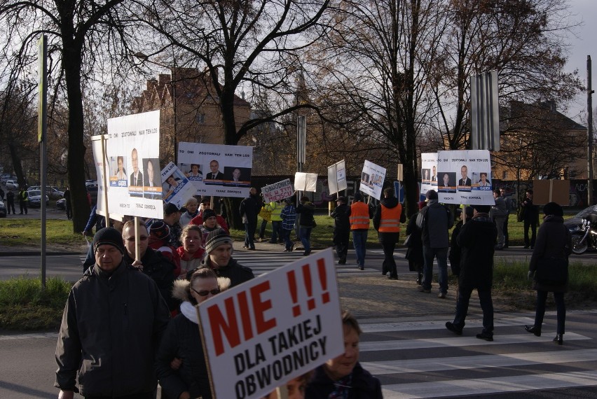 Protest w Olkuszu