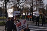 Protest w Olkuszu przeciwko obwodnicy narasta