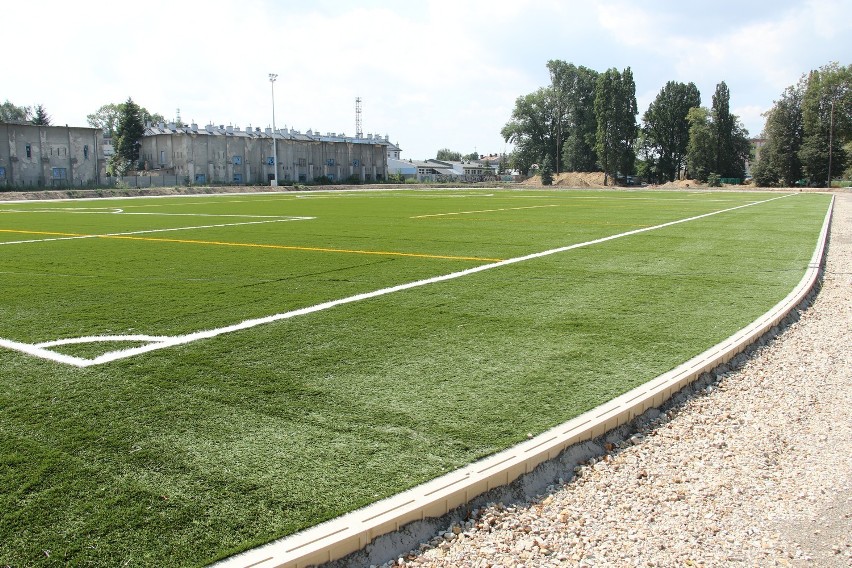 Po zakończeniu remontu na stadionie oprócz boiska do piłki...