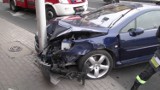 Wypadek w Kaliszu. Kobieta cudem uszła z życiem [WIDEO]