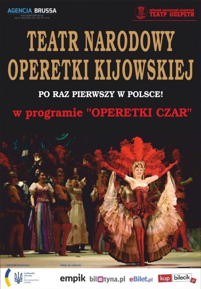 plakat Teatr Narodowy Operetki Kijowskiej