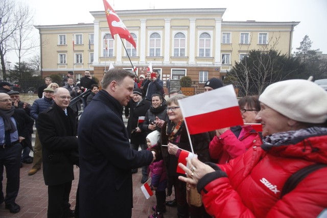 Andrzej Duda w Będzinie