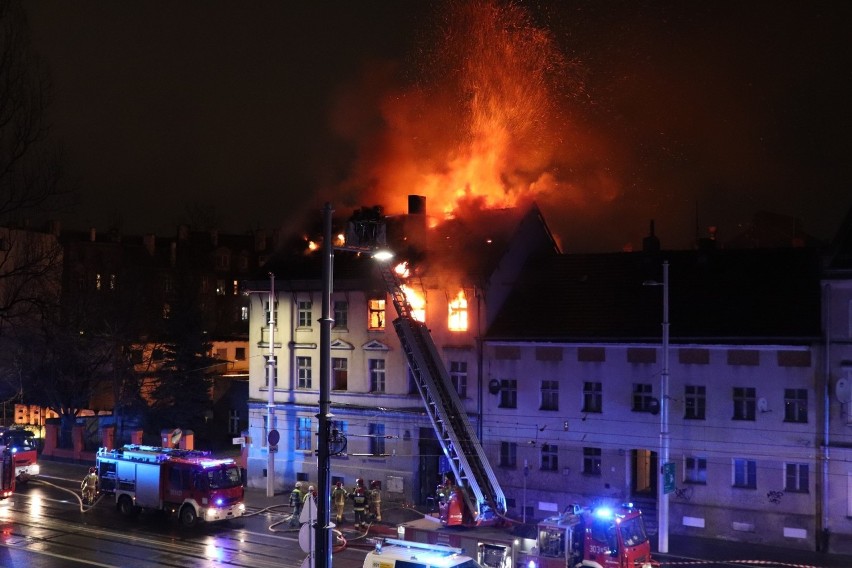 Pożar mieszkania przy ul. Hubskiej