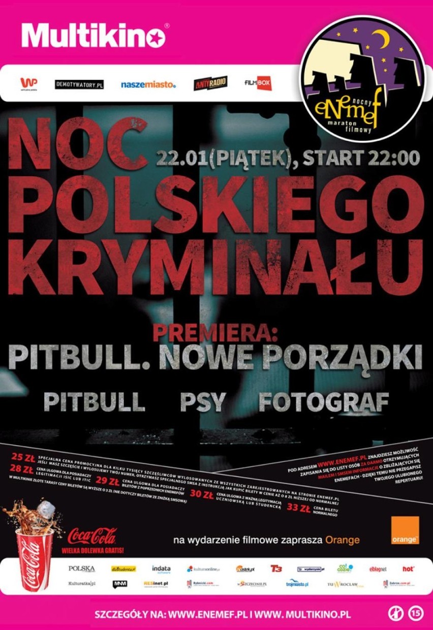 ENEMEF: Noc Polskiego Kryminału to spotkanie oko w oko z...